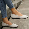 Soli | Women's Crystal Orthopedic Flat Ballerina Shoes