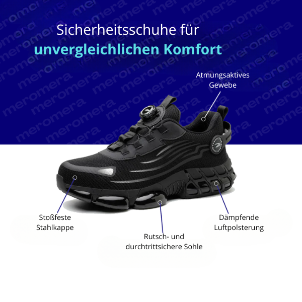 Holger - Orthopaedic safety shoes S3 - Black / 36