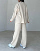 Isabella | three-piece knitting set - Beige / S