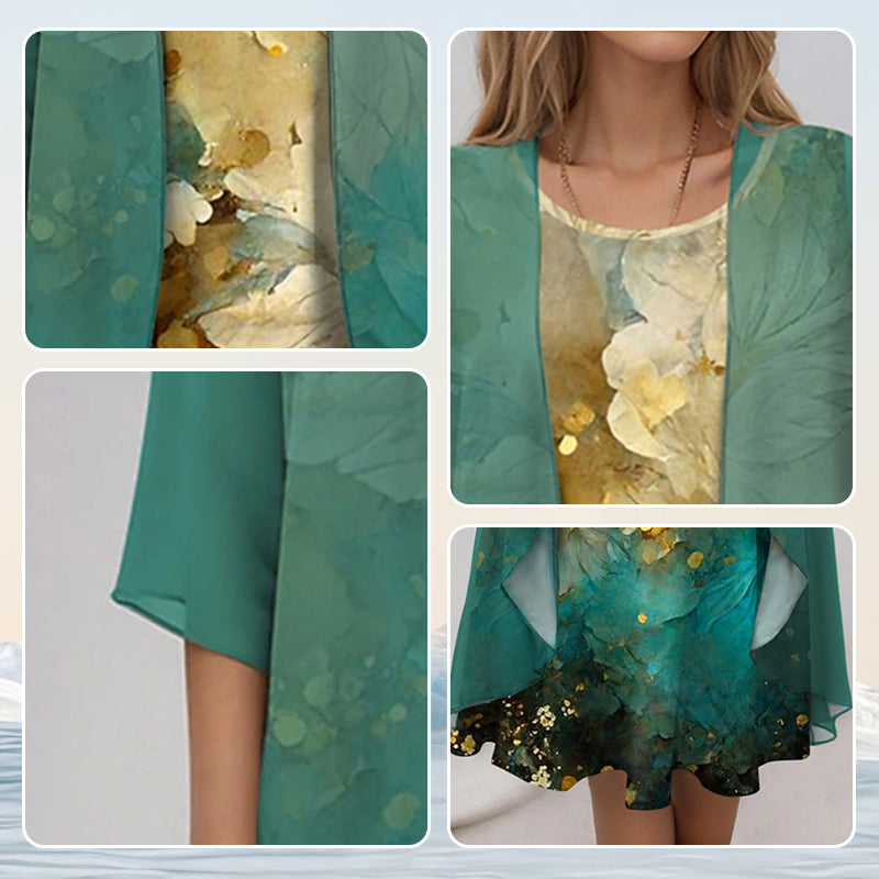 Dhara | Chic & Comfortable Blouse and Dress Ensemble