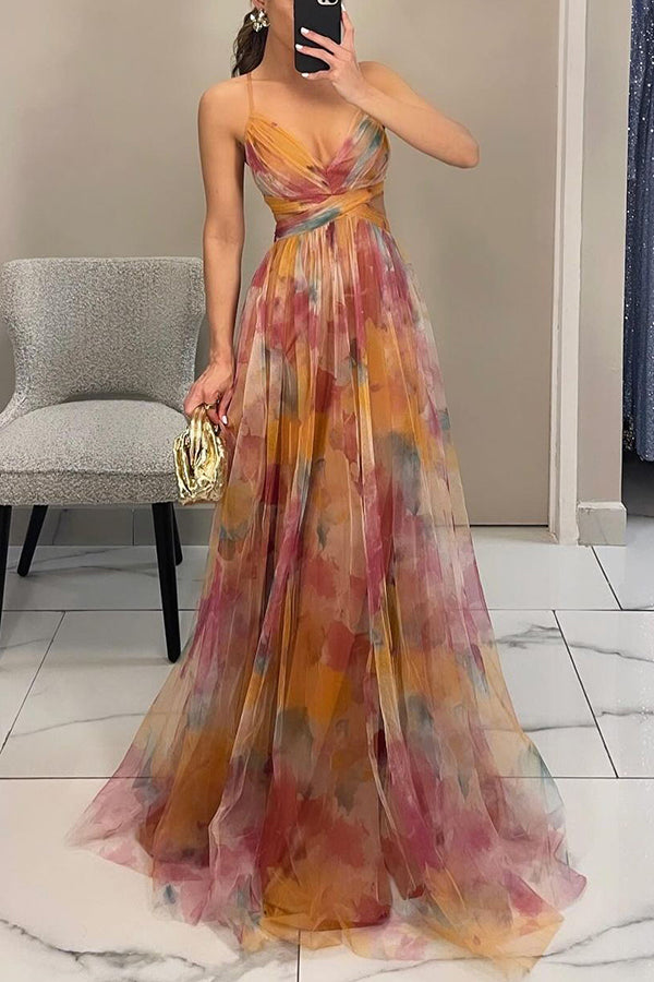 Flor | Airy Floral Maxi Dress