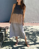 Tayla | Ombre Sleeveless Midi Dress