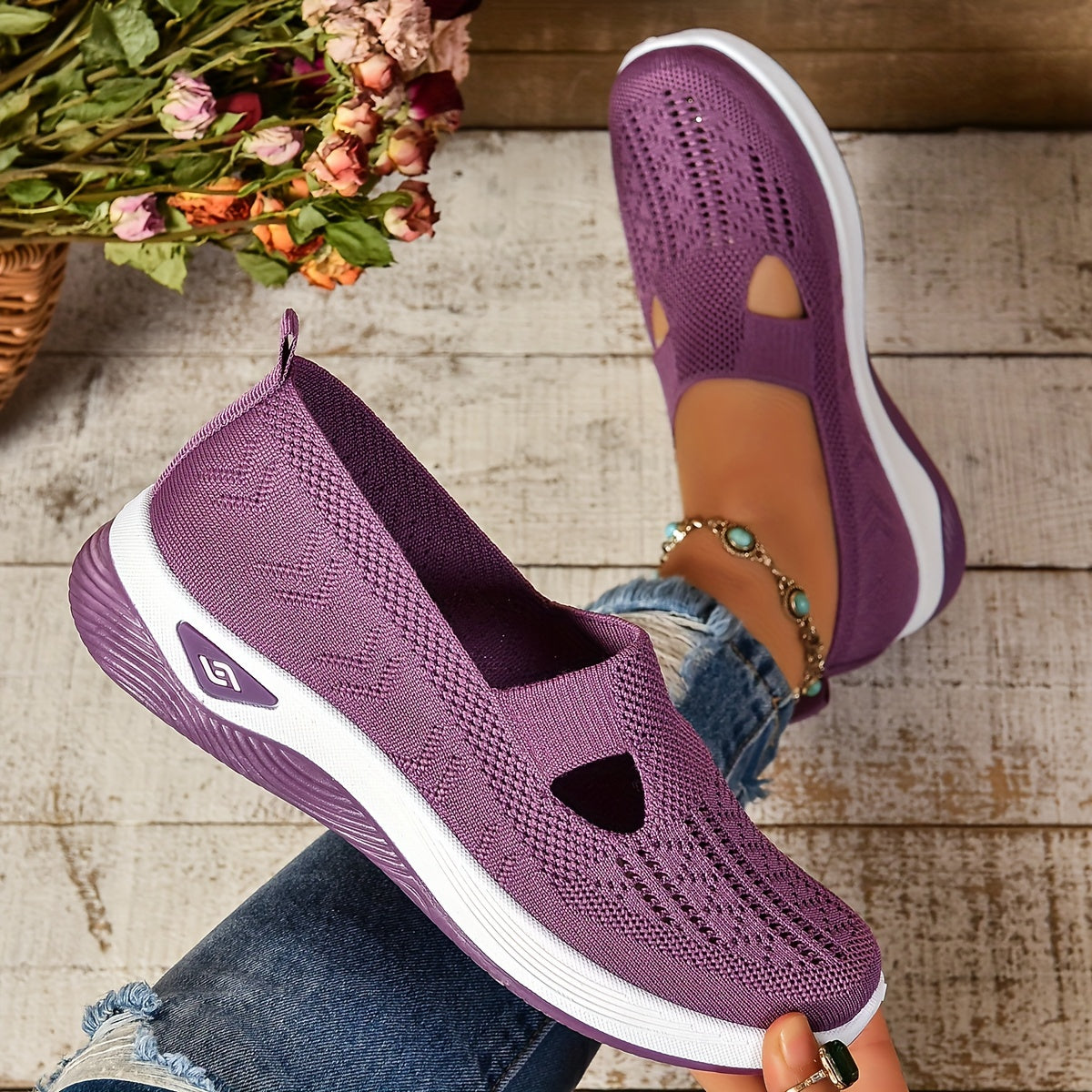 OrthoFit™ | Orthopaedic slip-on for women - Green / 36
