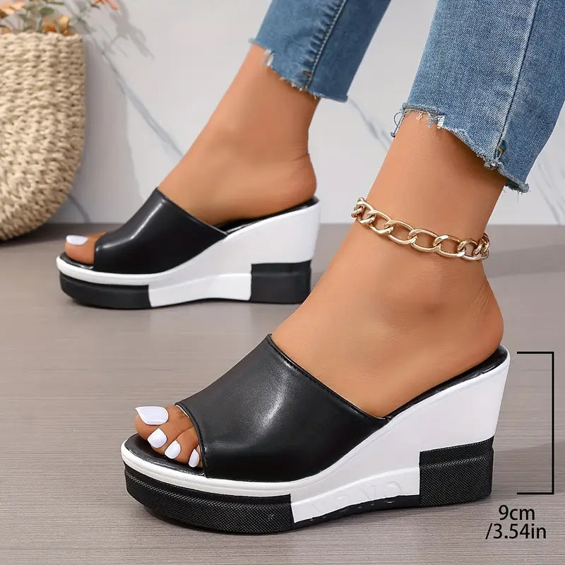 Irisa | Orthopaedic platform sandals with thick sole