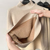 Shira™ | Winter fleece shirt with thick inside - Khaki / S