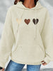 Alessia™ - Romantic hooded sweatshirt - Cream colour / S
