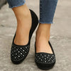 Soli | Women's Crystal Orthopedic Flat Ballerina Shoes