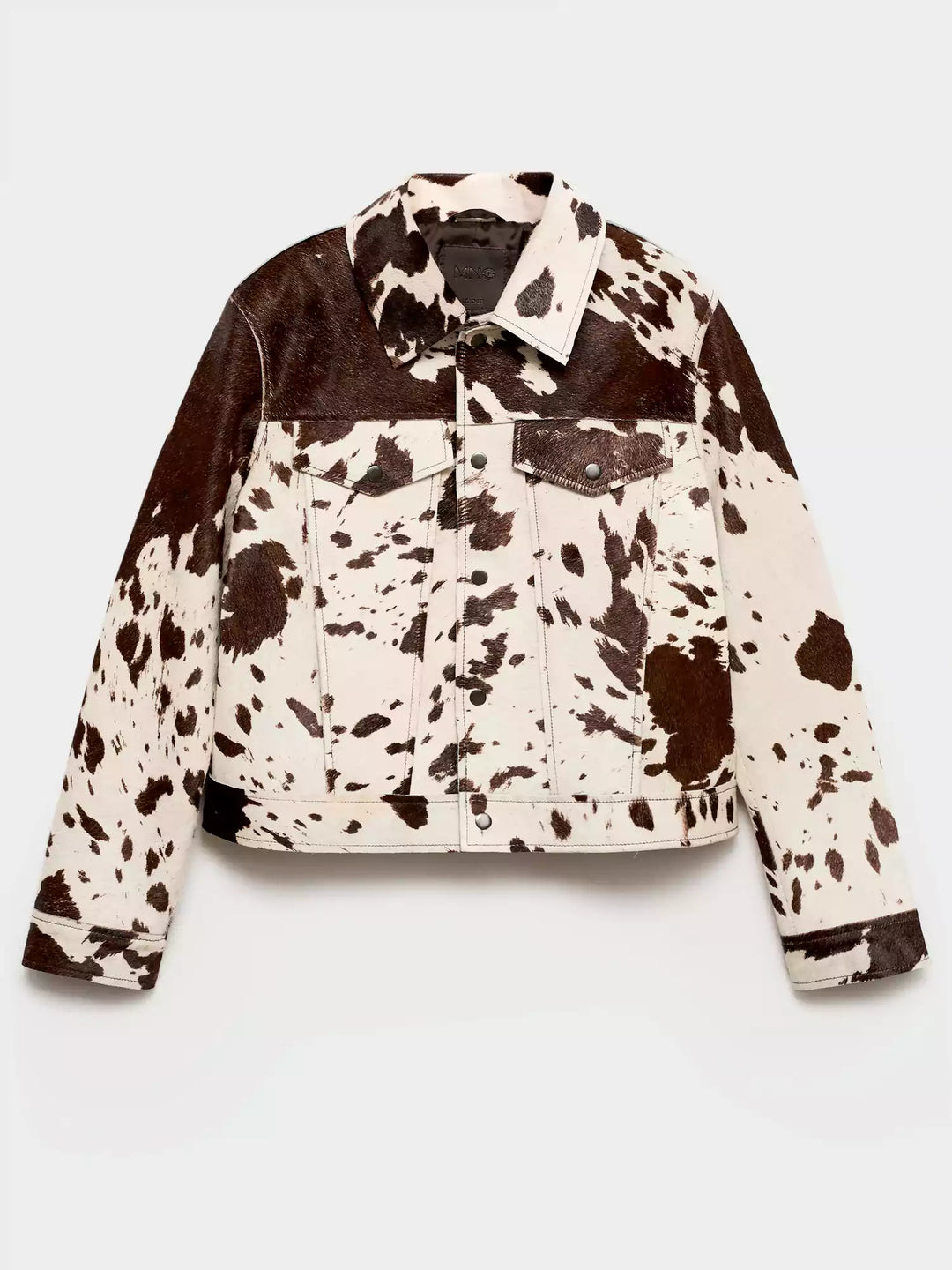 Lianora™ - Patterned leather jacket - S