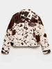 Lianora™ - Patterned leather jacket - S