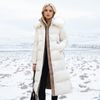 Elvira™ - Luxurious winter jacket for women - White / M
