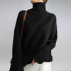 Noemi™ | Warm turtleneck jumper - Black / S / 50% discount