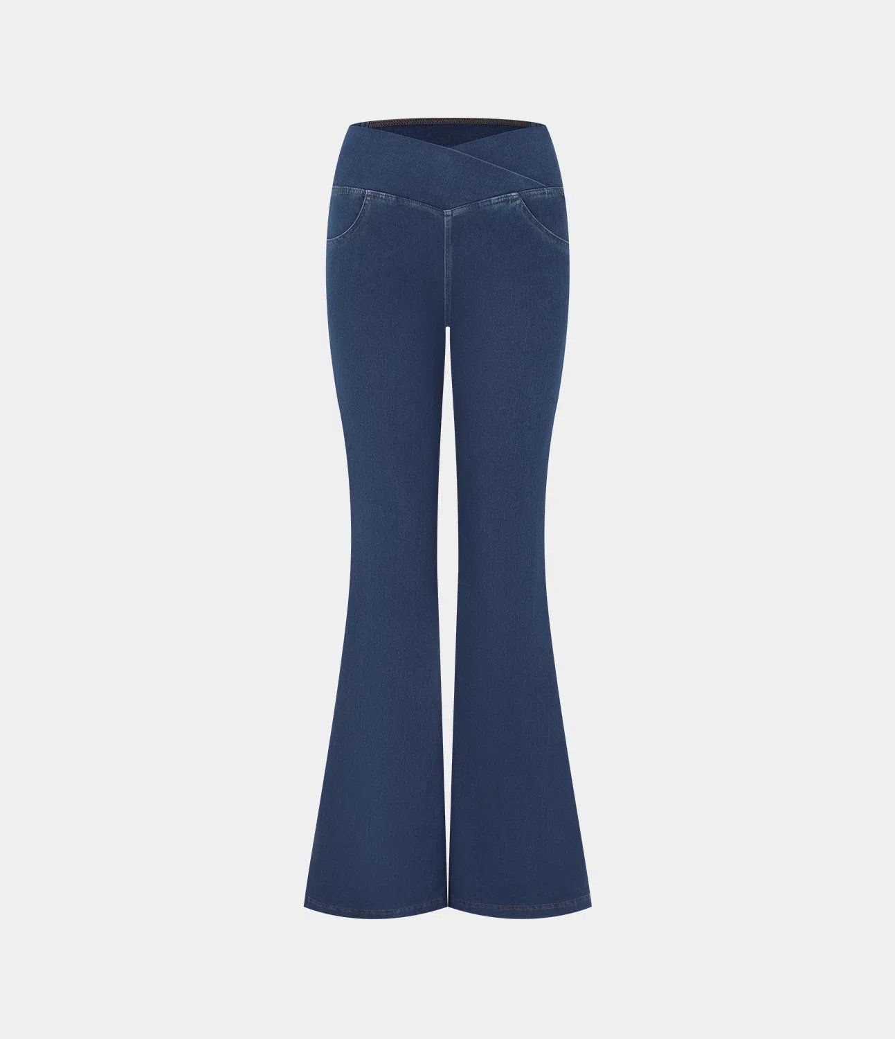 Zaira™ | High-waisted stretch flare trousers