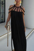 Heidi | Modern Maxi Dress with Draping and Braids