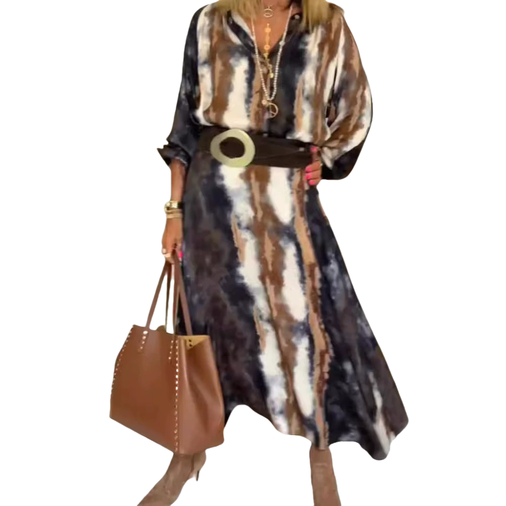 Precious | Chic Maxi Dress in Elegant Batik Design