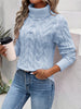 Lorena™ | Classic knitted jumper - Truien & Sweaters - Light blue / S