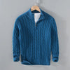 Danny™ | Nordic zip jumper - Blue / M