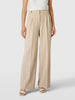 Nora | Wide ladies' trousers - Beige / S