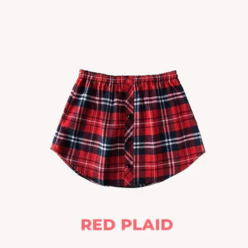 Lana™ | trendy style - Red chequered / M
