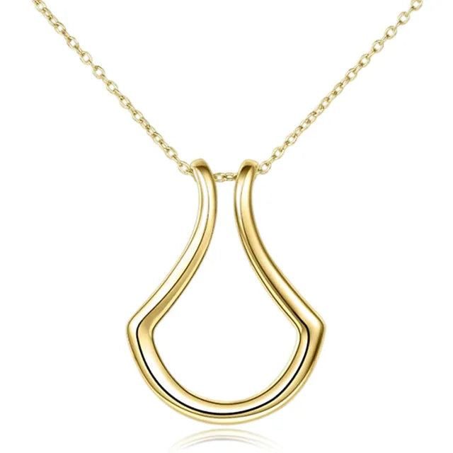RingSafe Necklace | 50% OFF TODAY! - sieraden - U-shape / Gold