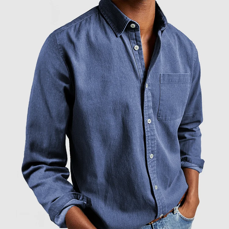 Ruben | Casual shirt - Blue / M