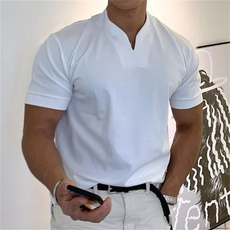 Axon | Short-Sleeved V-Neck T-Shirt