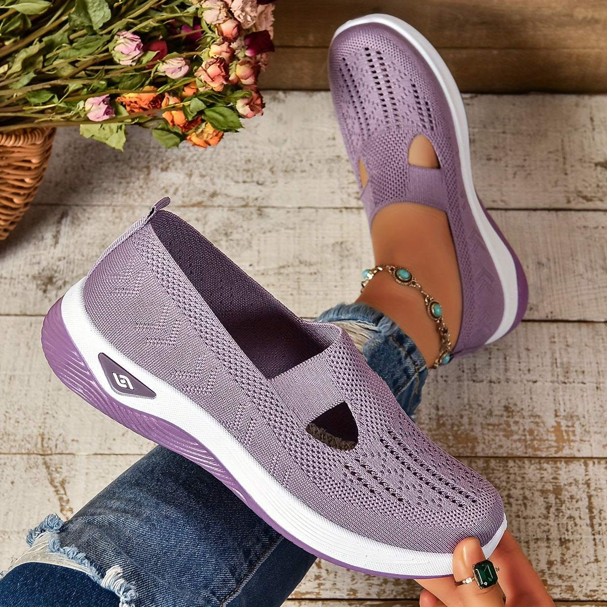 OrthoFit™ | Orthopaedic slip-on for women - Green / 36