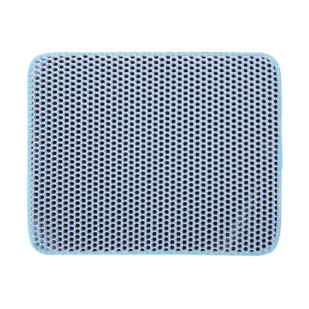HoneycombMat™ | Luxurious honeycomb cat litter mat | 50% OFF TODAY! - New Arrivals - Light blue / S (30x30 cm)