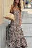 Micah | Seductive Panther-Print Maxi Dress