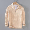 Danny™ | Nordic zip jumper - Beige / M