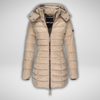 Bea | Lined winter coat - Khaki / XXS