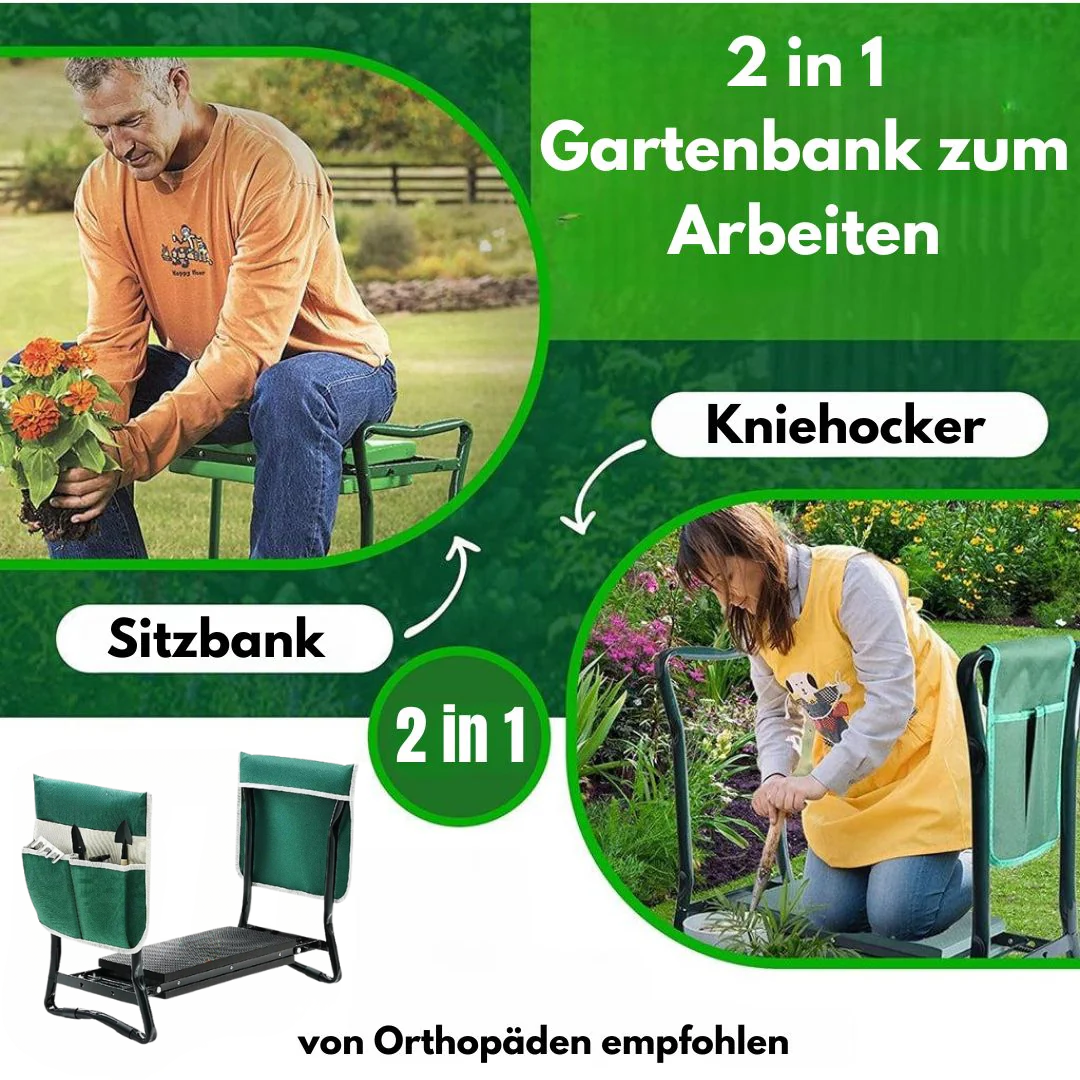 GartenPro | 2-in-1 Kneeling & Seating Bench | 50% OFF TODAY! - Taschen Zubehör - Default Title