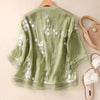 Nerry | Elegant Blouse with Delicate Embroidery Details