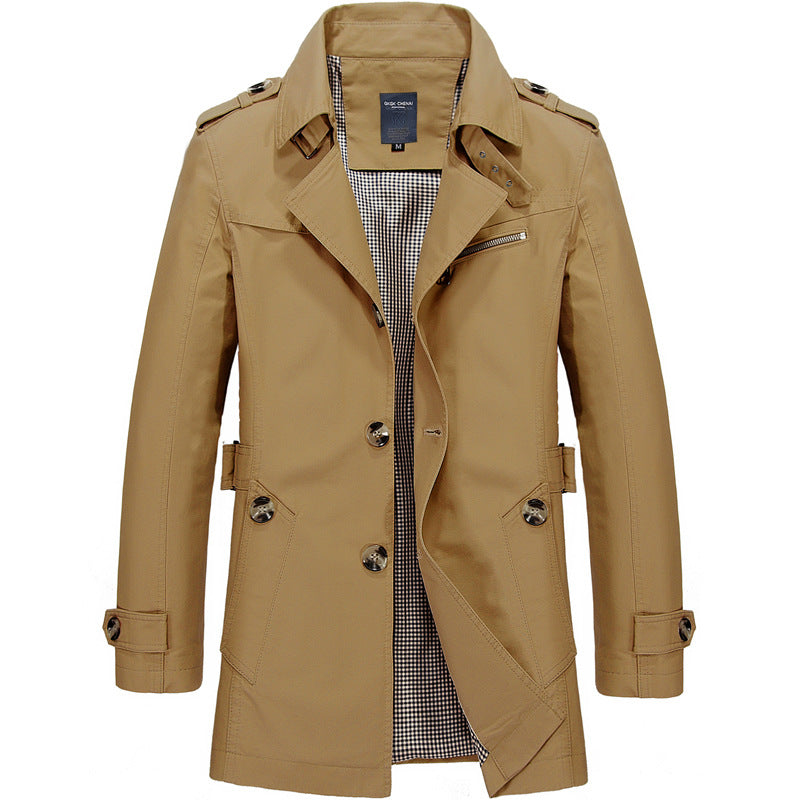 Victor™ | Classic transition jacket - Khaki / XS