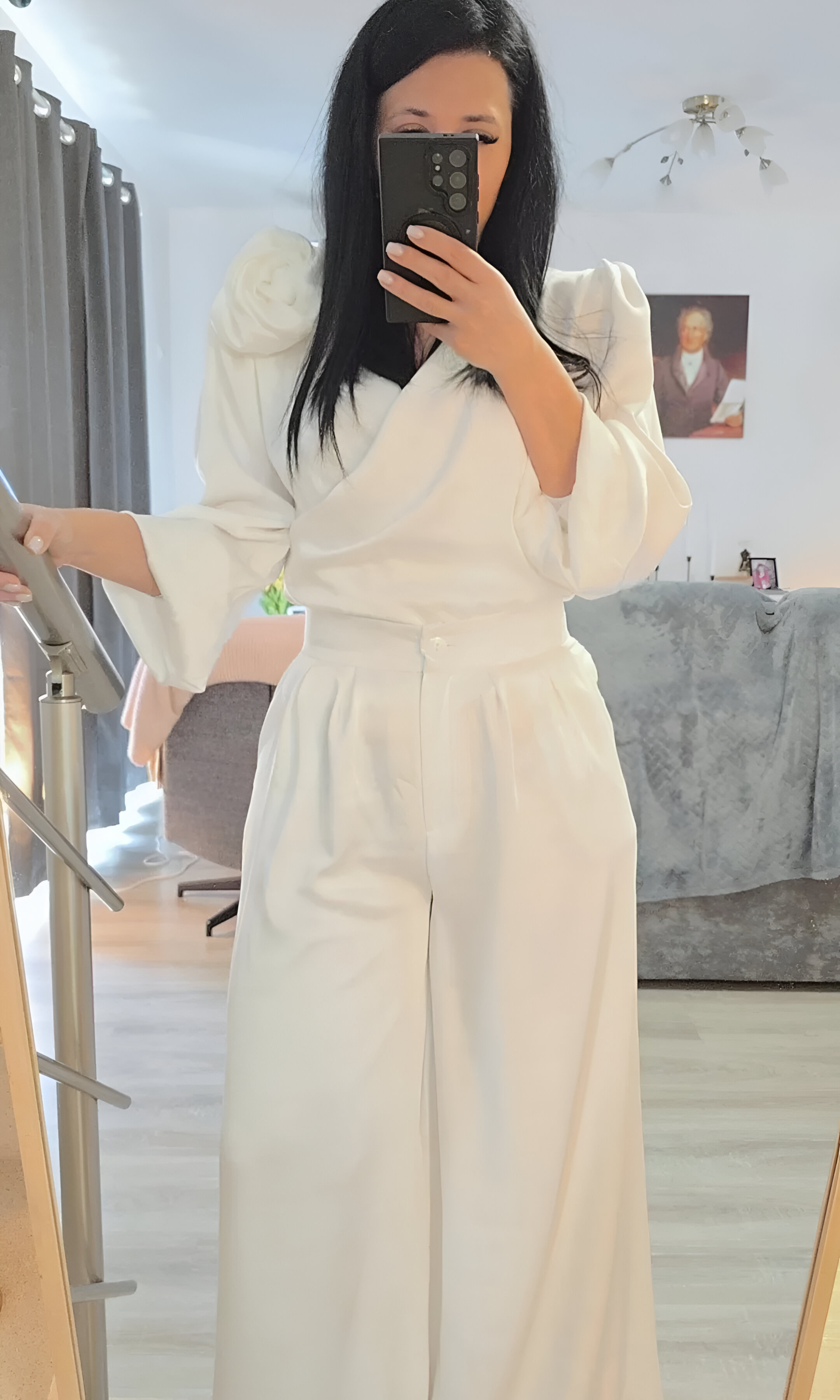Lilianne | Luxurious Satin Outfit with Blouse and Pants
