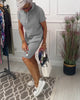 Nyla | Comfortable Short-Sleeved Casual Dress with Hood
