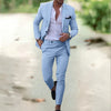 Aristocrato™ - Elegant and luxurious suit - Light blue / XS