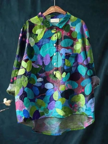 Mavee | Airy Blouse with Floral Pattern
