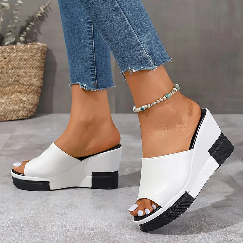 Irisa | Orthopaedic platform sandals with thick sole