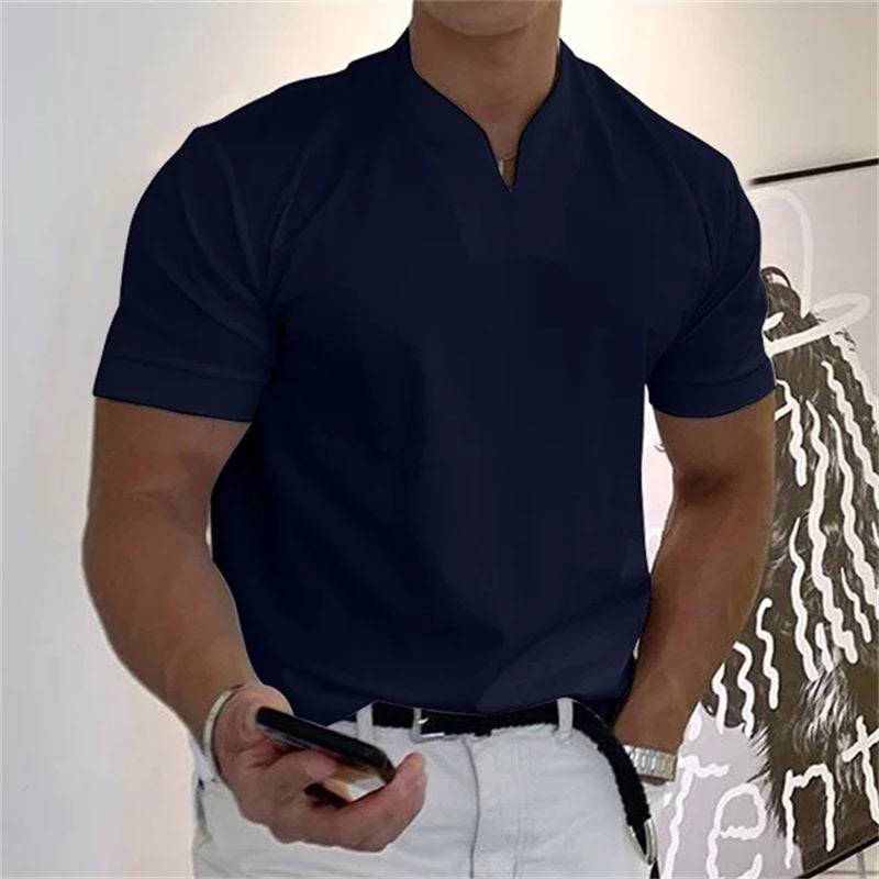 Axon | Short-Sleeved V-Neck T-Shirt