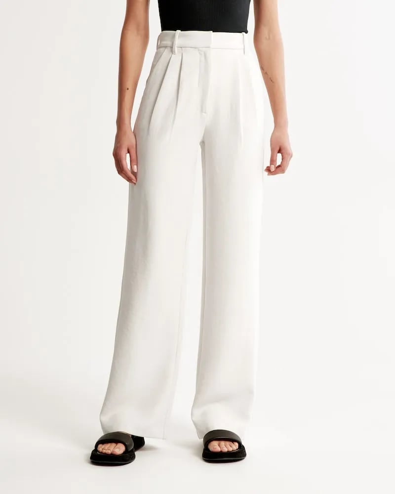 Soraka | Trousers with wide leg - Beauty - Grey / XS