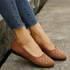 Soli | Women's Crystal Orthopedic Flat Ballerina Shoes