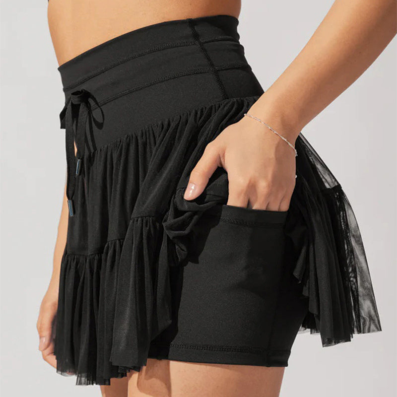 High-waisted sports skirt | pleated summer skirt for women | 50% OFF TODAY! - Computer & Electronics - Black / S