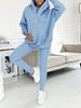 Romy | Three-piece casual set - Baby Blue / S
