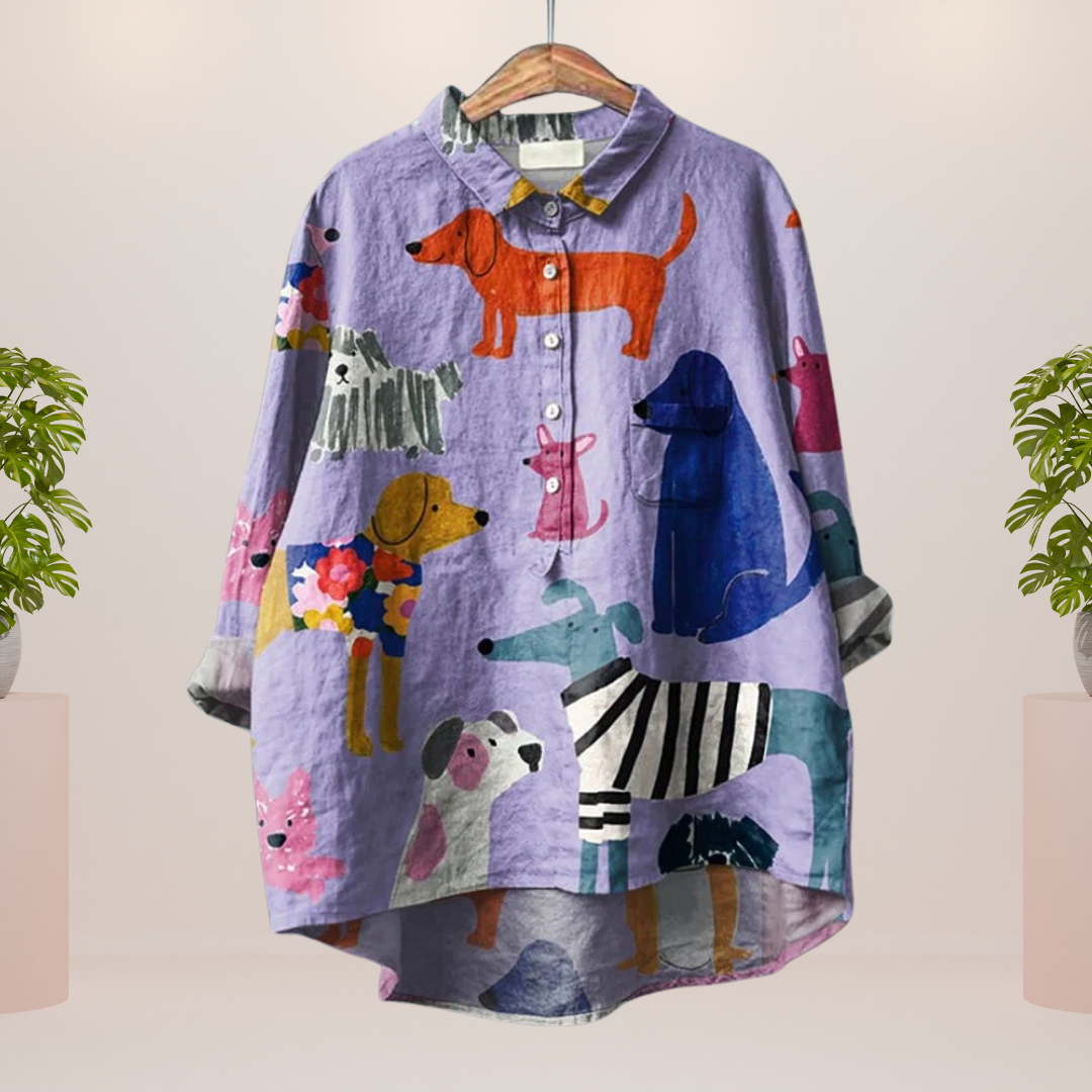 Franchesca | Art-Print Shirt