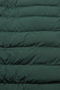 Ingrid | Stylish coat with fur trim - Light green / XXS