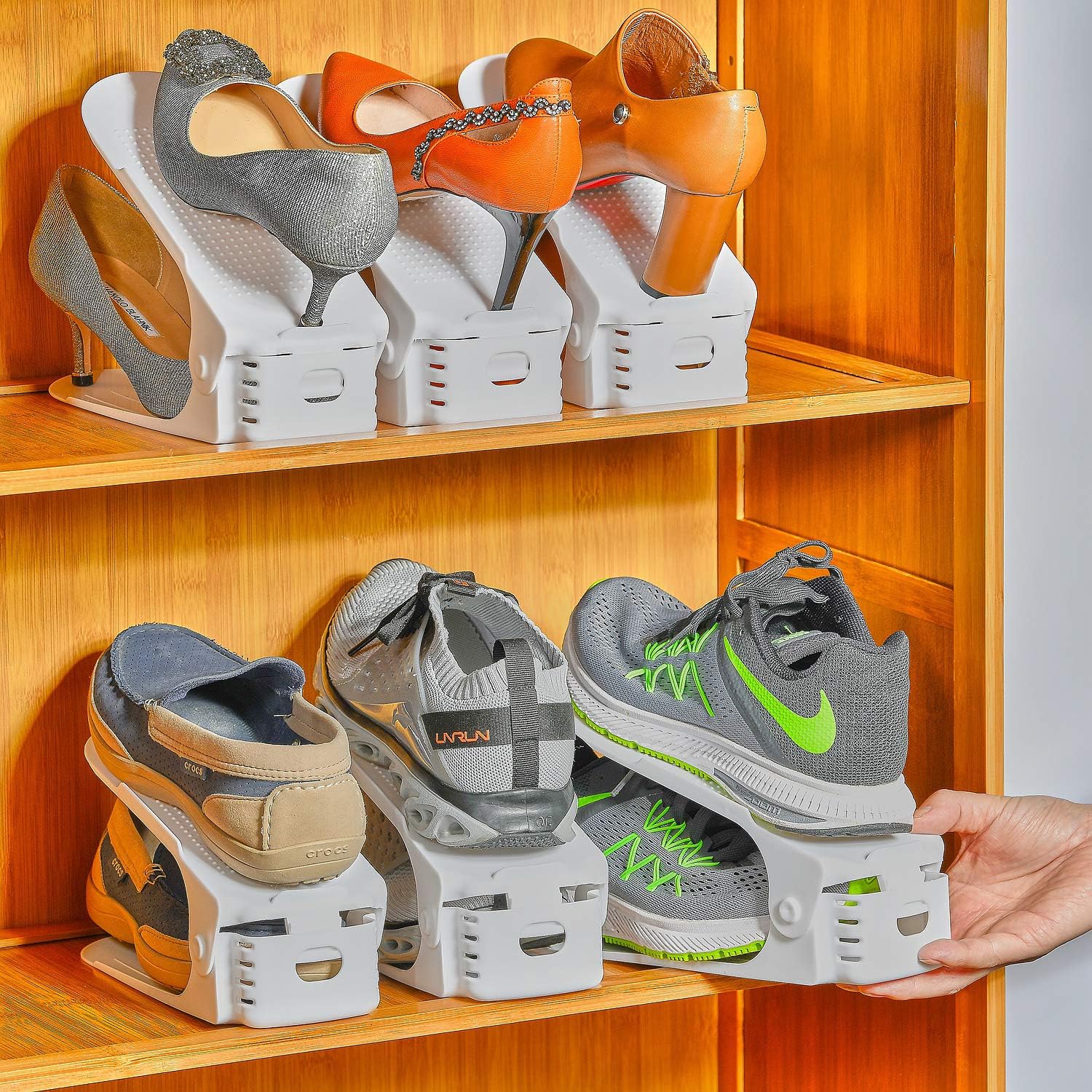 OrdnungsMeister™ | Shoe Slot Organiser | BUNDLE DISCOUNT TODAY! - Accesories - White / 1 piece