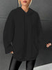 Malina™ | Cosy hoodie with drawstring - Black / M