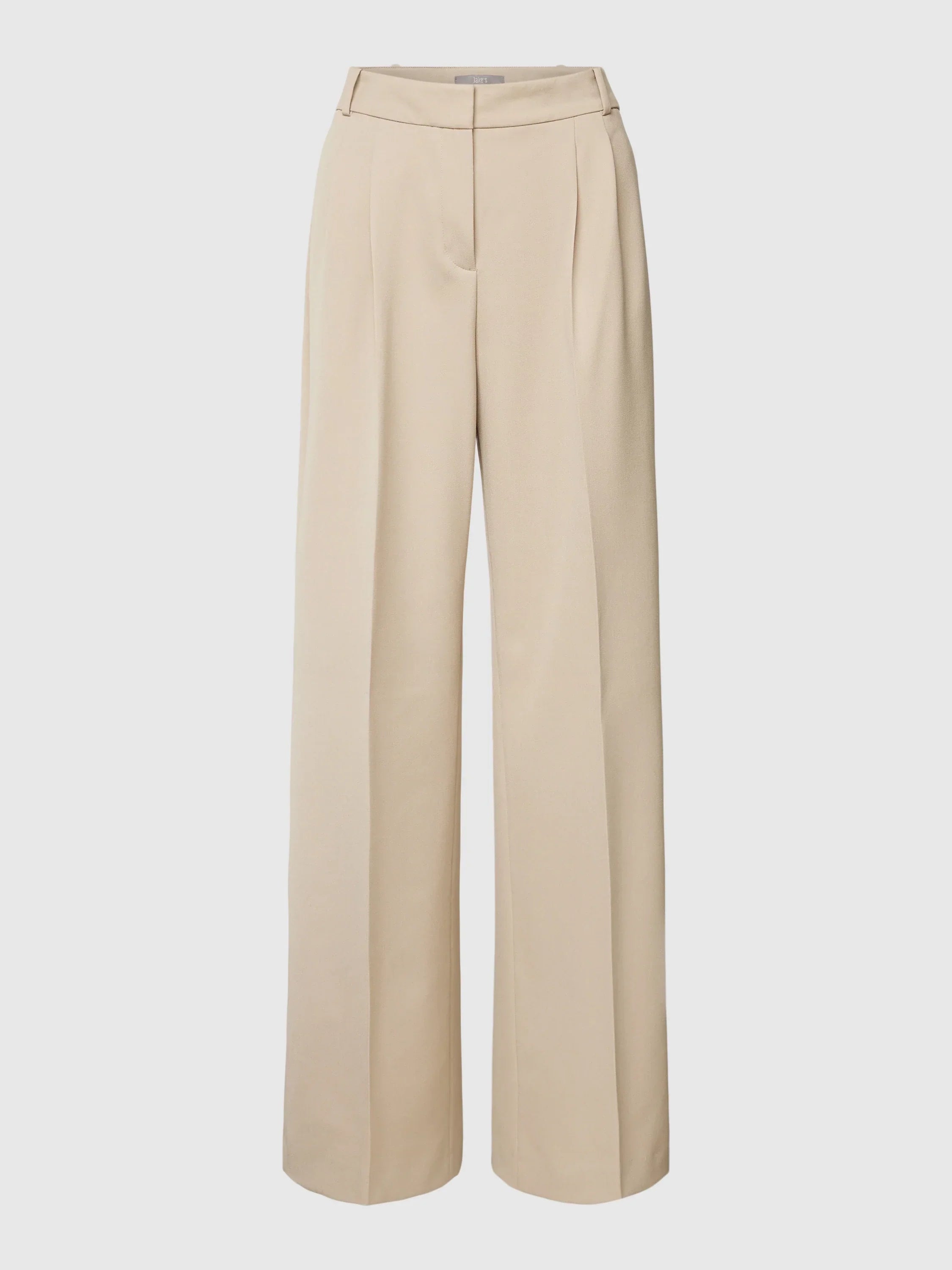 Nora | Wide ladies' trousers - Beige / S