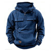 Erik™ | Robust insert hoodie - Blue / S