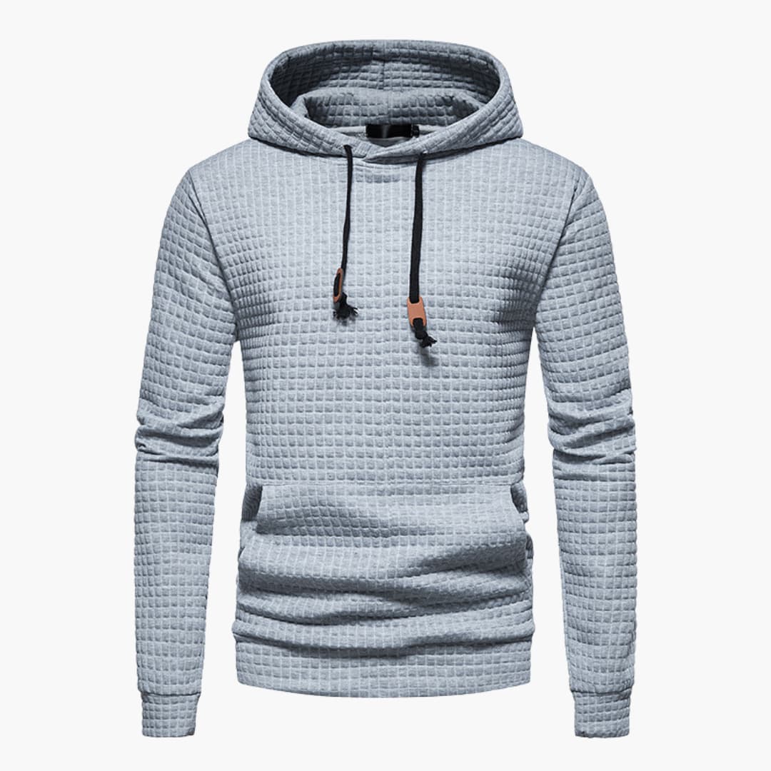 Walter| Quilted hoodie - White / S